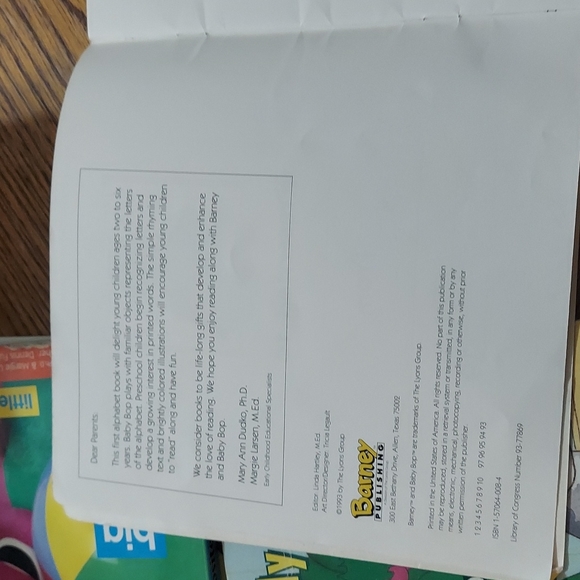 Vintage Barney Book Bundle - Picture 13 of 16